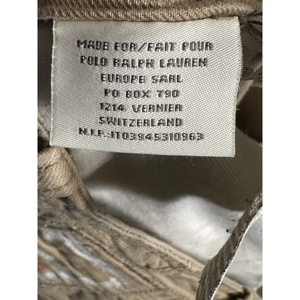 Polo Ralph Lauren 1967 Military Utility Pants Mens 36 Khaki Aviation Y2K Rare